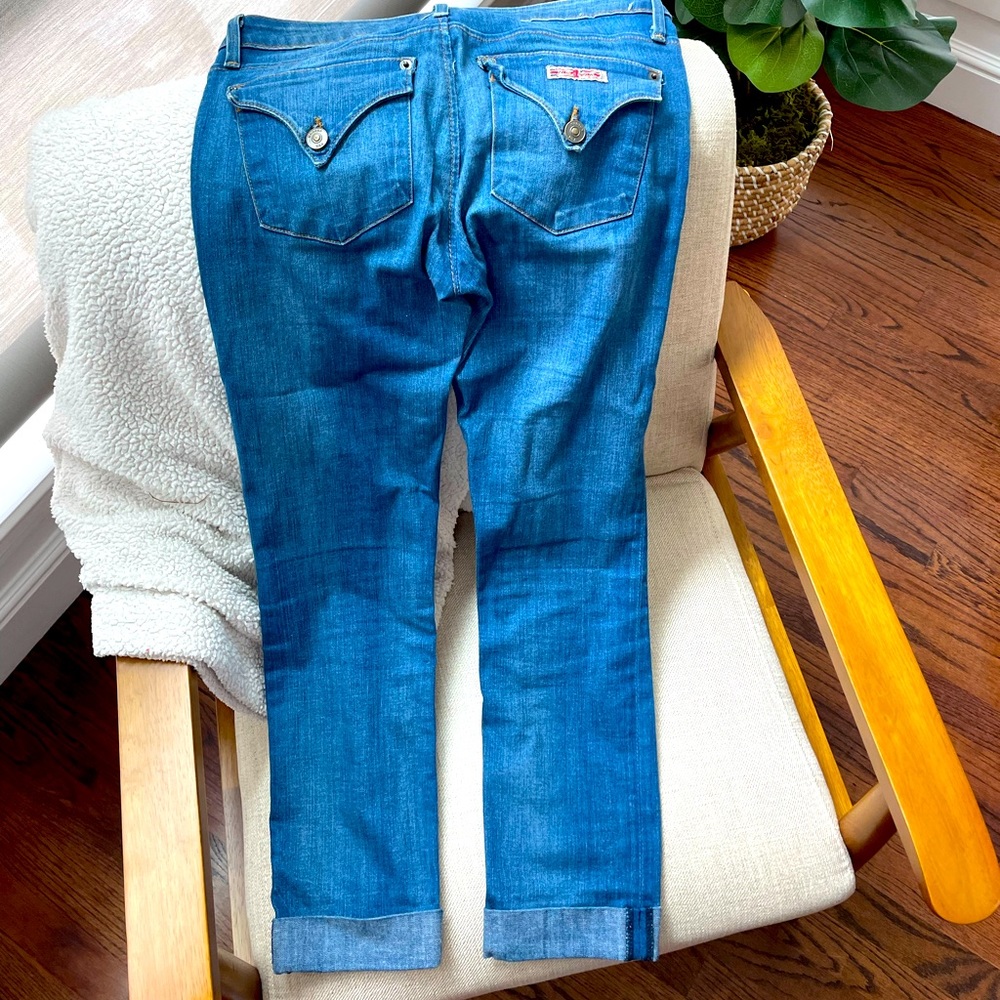 Cropped, cuffed Hudson Jeans